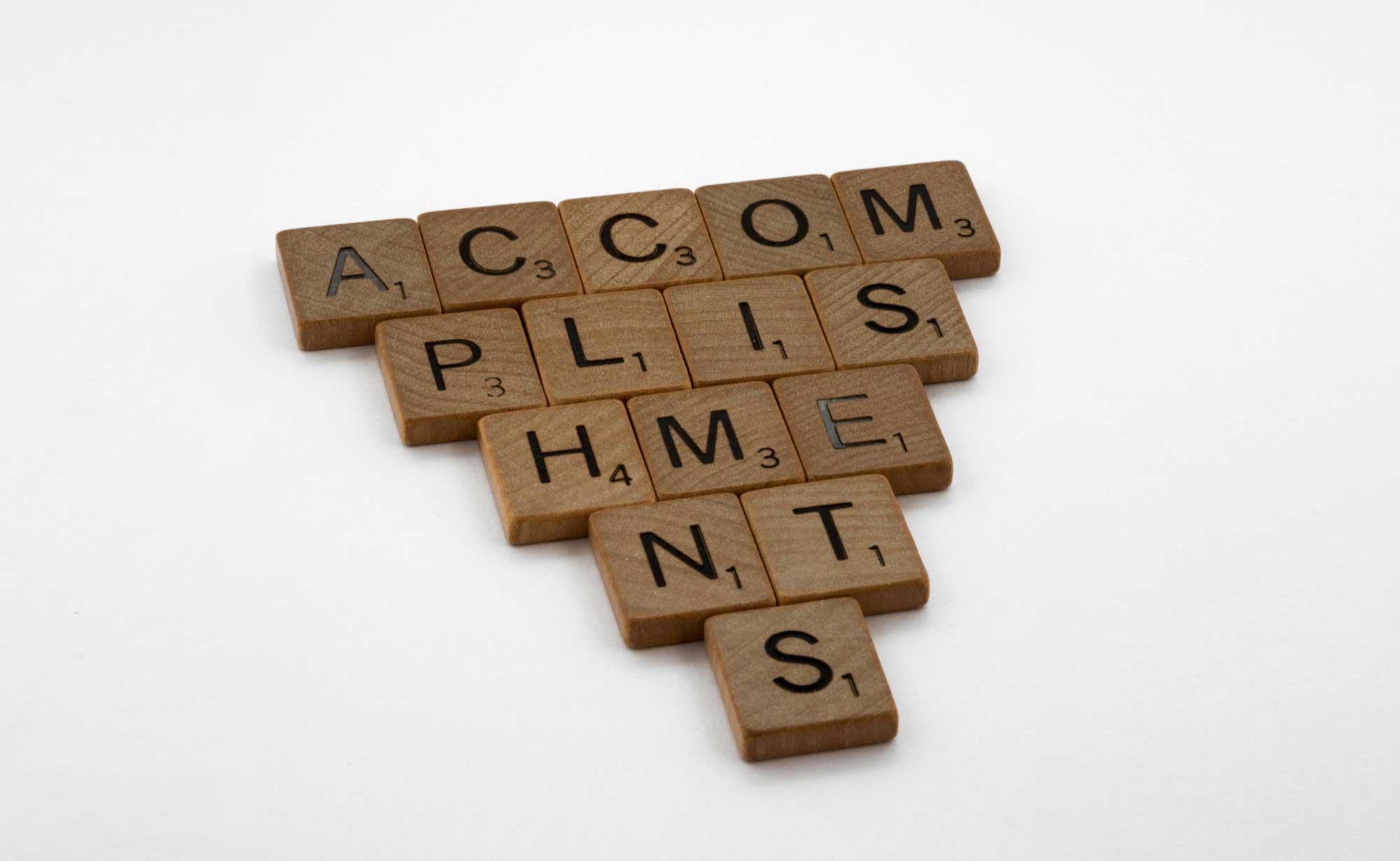 lettres mot accomplissement