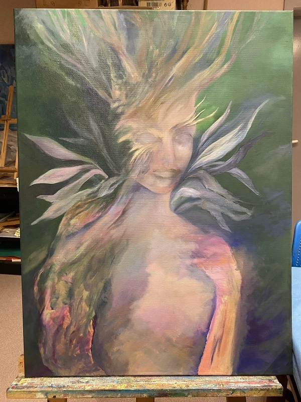 femme arbre après