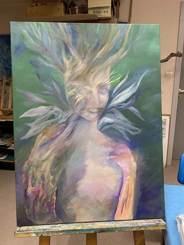 femme arbre avant