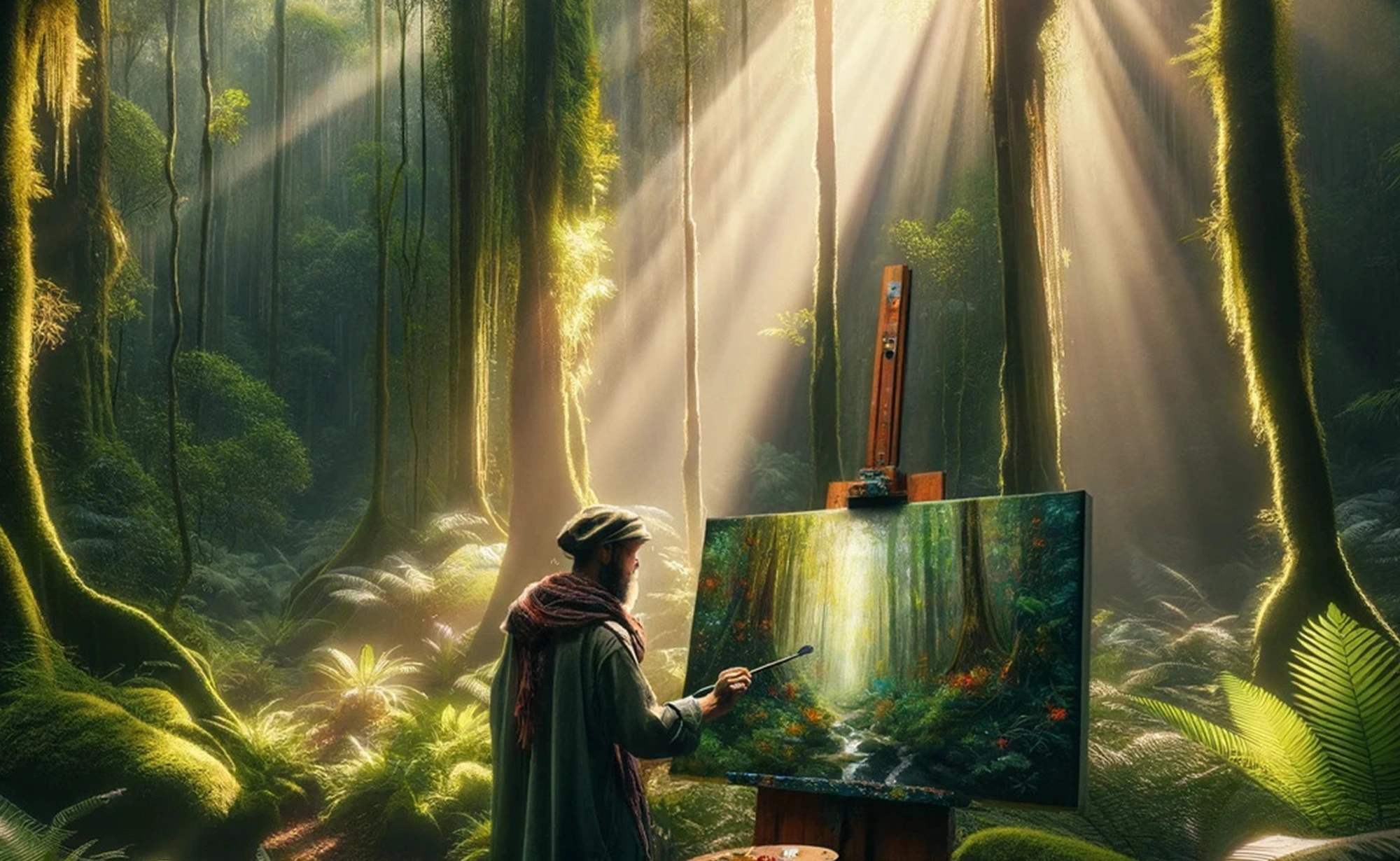 nature peinture