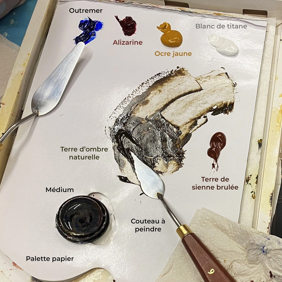 palette peintures